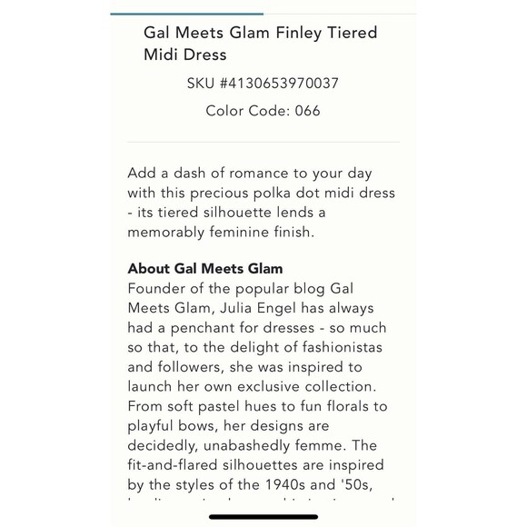 NWT Anthro Gal Meets Glam Finley Tiered Polka Dot Midi Dress Size 0 Petite - Picture 9 of 12